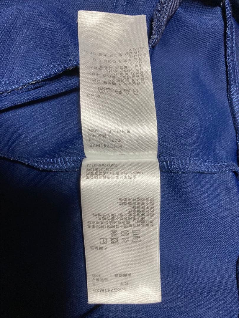 BRIEFING フード付きネイビーシャツ