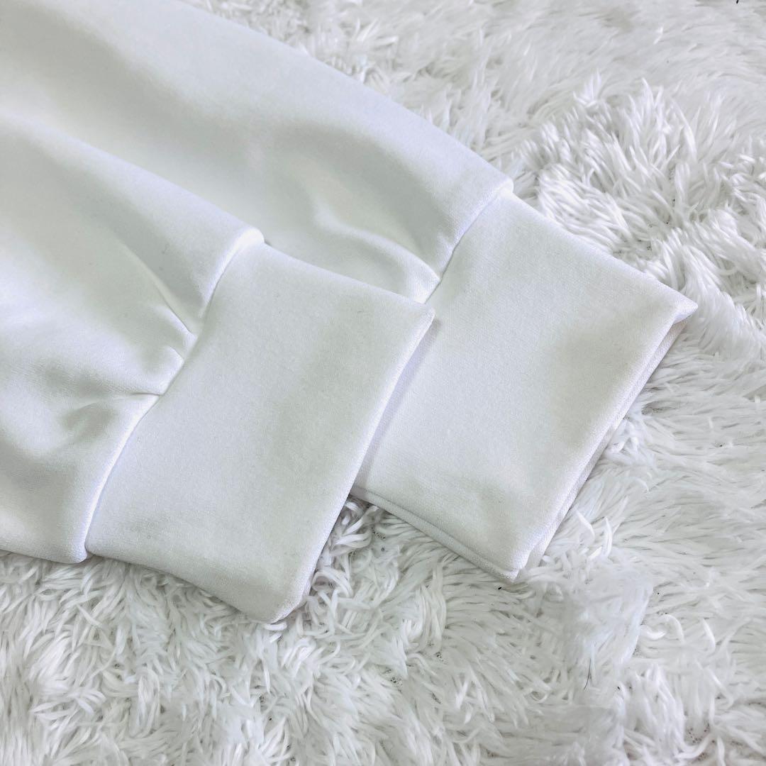 LUXEAKMPLUS パーカー ジップ フーディー ゴルフ M ホワイト