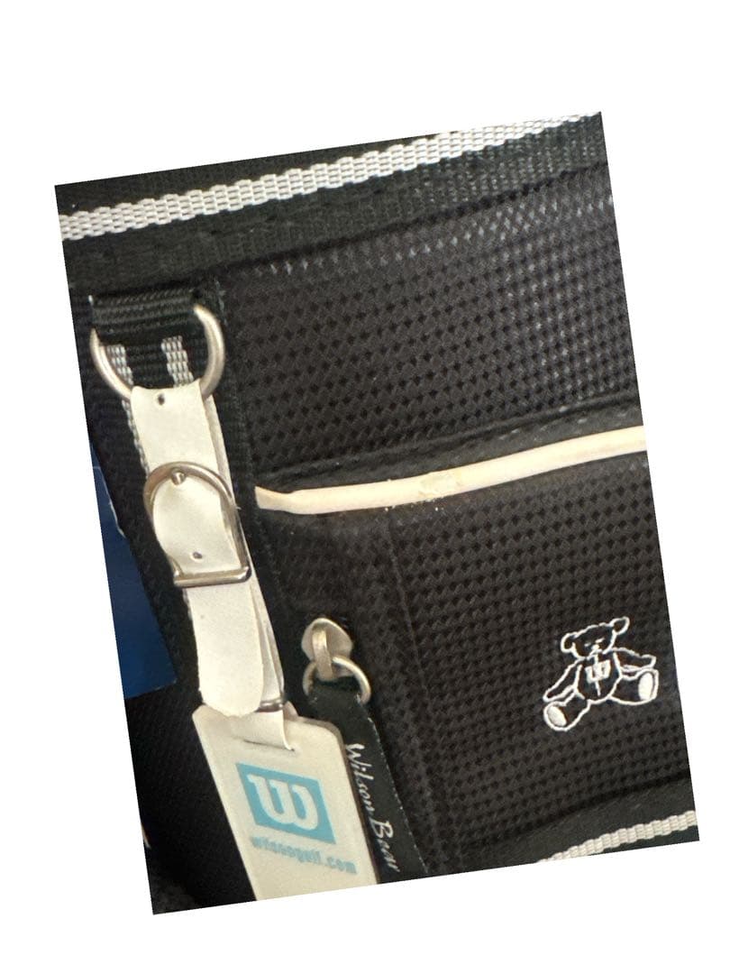 WILSON BEAR ゴルフ　キャディバッグ ゴルフバッグ　ブラック　黒