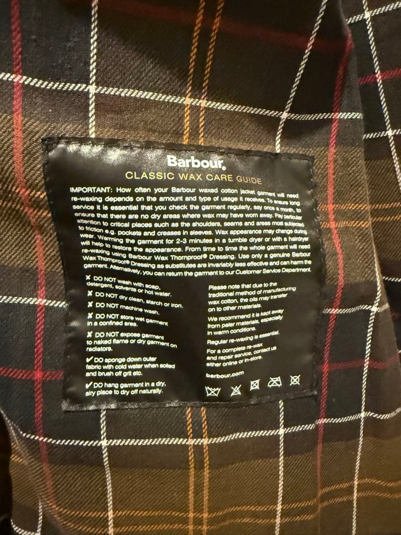 【チクリン】バブアー クラシック ビューフォート オリーブ 40