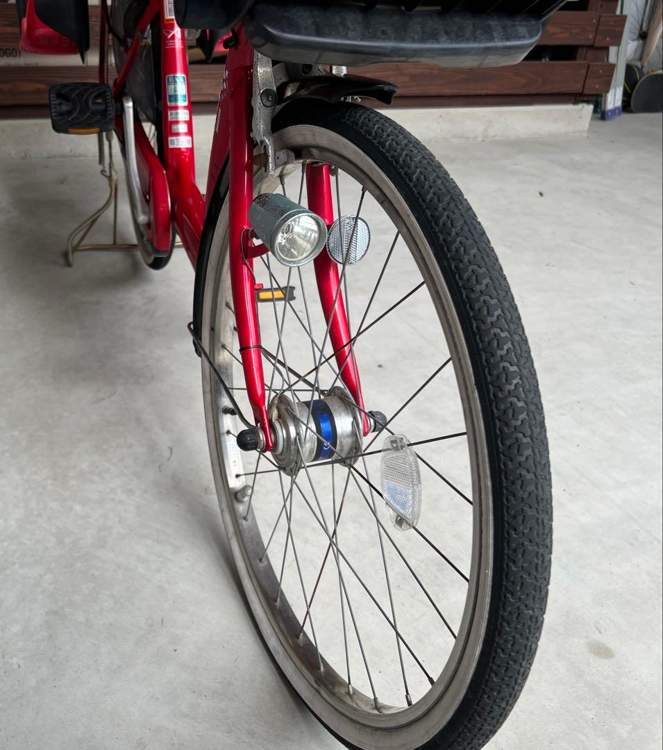 ブリヂストン アンジェリーノ 3段ギア 3人乗り 自転車(引取価格)