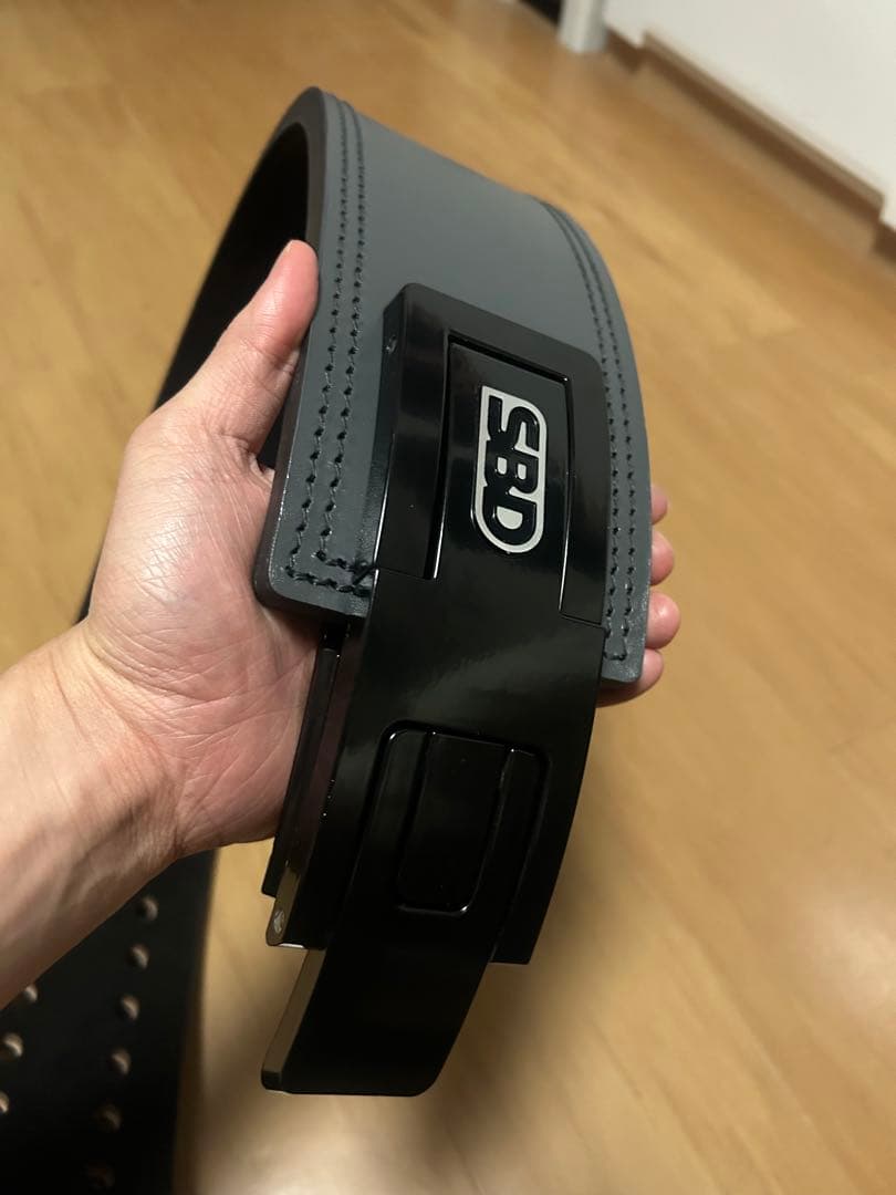 【SBD】Forge パワーリフティングベルト13mmグレー Mサイズ
