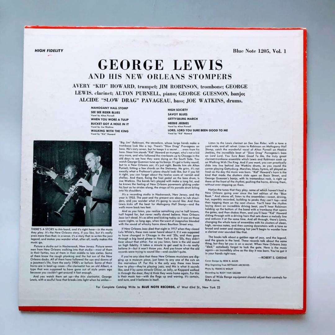 #3840【希少名盤】ジョージ・ルイス LPレコード ジャズ BLP 1205