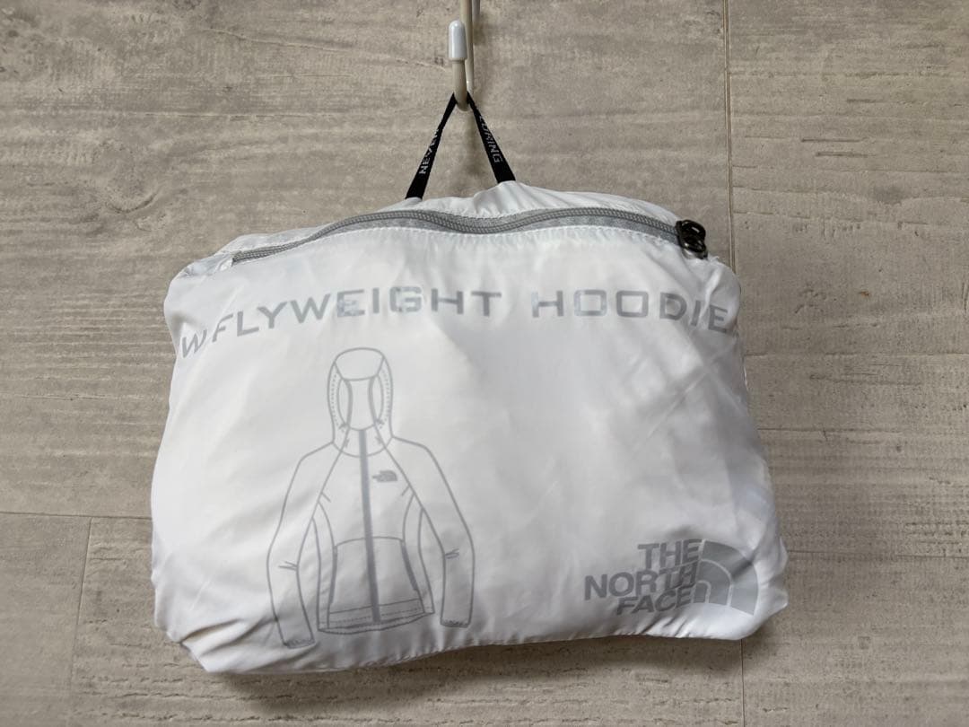 ノースフェイス ウインドブレーカー Lサイズ ナイロン ジャケット 軽量 白