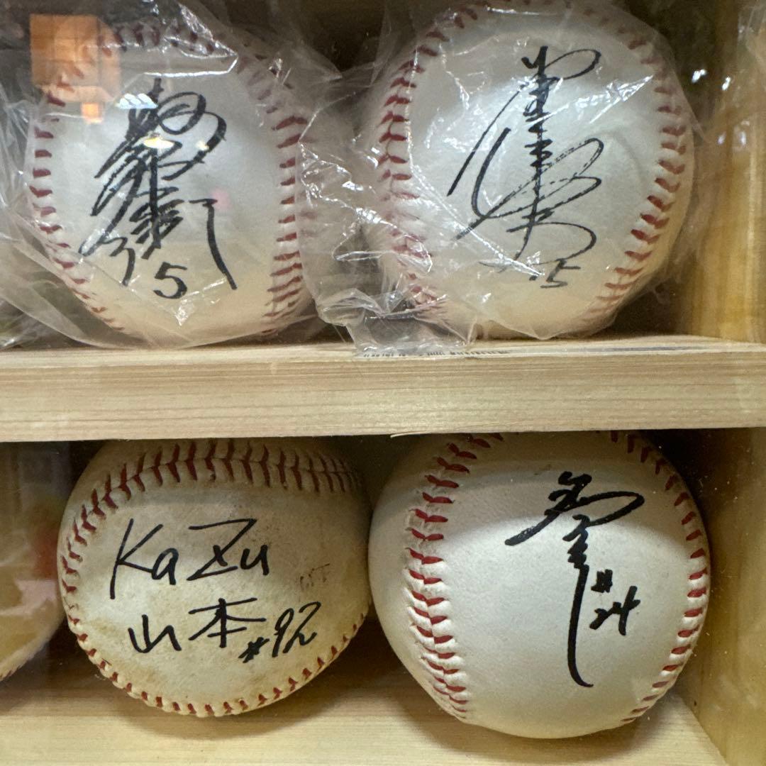 大阪近鉄バファローズ サインボール 15個セット ケース付