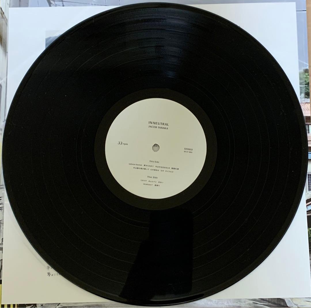 田中ヤコブ　IN NEUTRAL アナログレコード