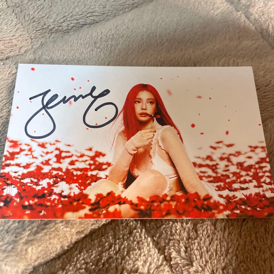 新品未開封 JENNIE Ruby 直筆 サイン入り ジェニ BLACKPINK