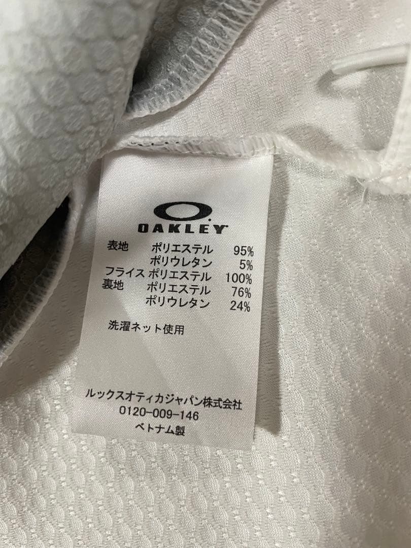 OAKLEY オークリー ゴルフジャケット メンズ L 白 軽量 防風