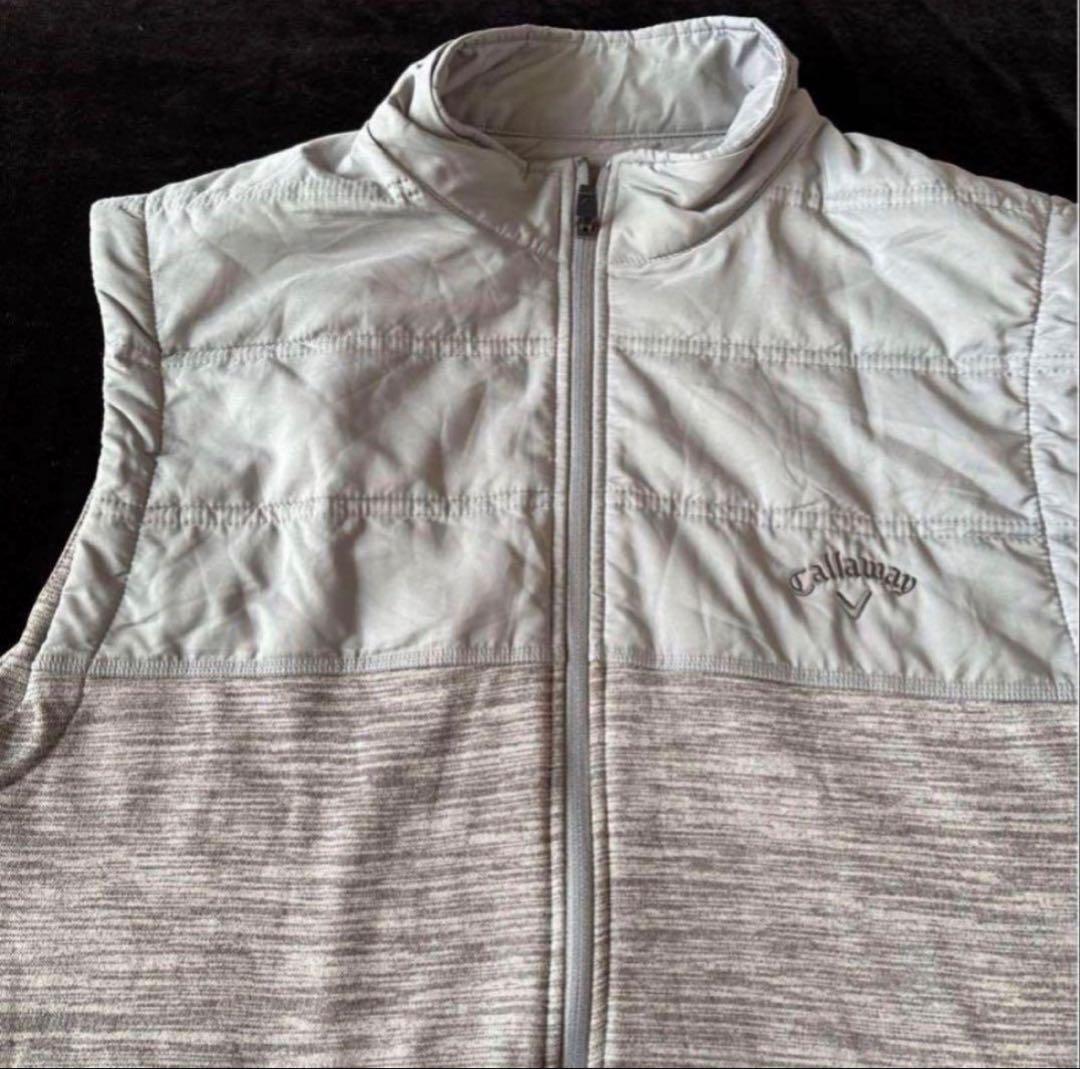 B280 新品ゴルフウェアCallway2点セット　ベスト&プルオーバー (L)