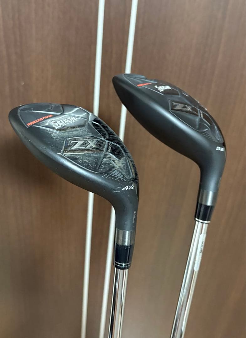 Srixon ZX MKII ハイブリッド 4番 6番 スチールシャフト S