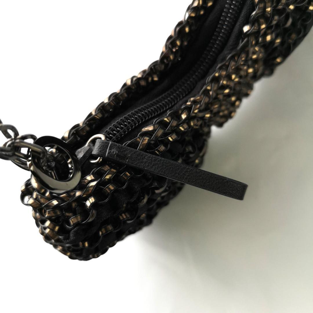 アンテプリマ　ガーラ　2way ワイヤーバッグ　リボン　チェーン　パーティー