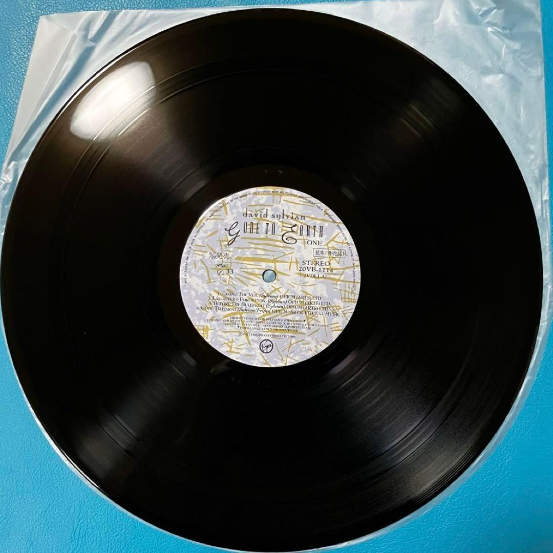 【国内プロモ盤LP】David Sylvian/ 「Gone To Earth」