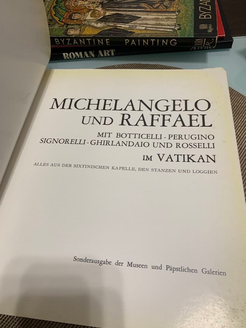 希少　MICHELANGELO und RAFFAEL im Vatikan
