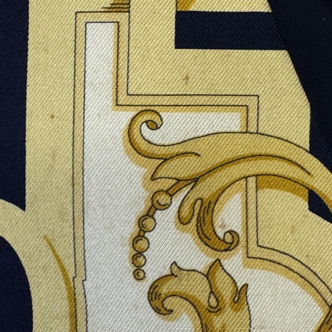 ETRO エトロ シルク100% 総柄ベスト 44 L ヴィンテージ イタリア製