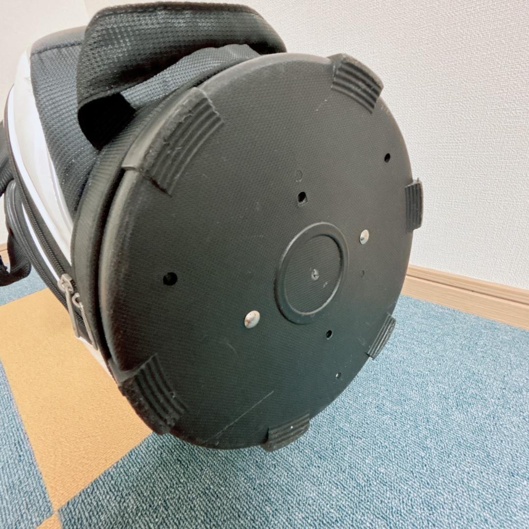 Wilson キャディバッグ 黒白 ゴルフバック ナイロン 布 きれい 未使用級