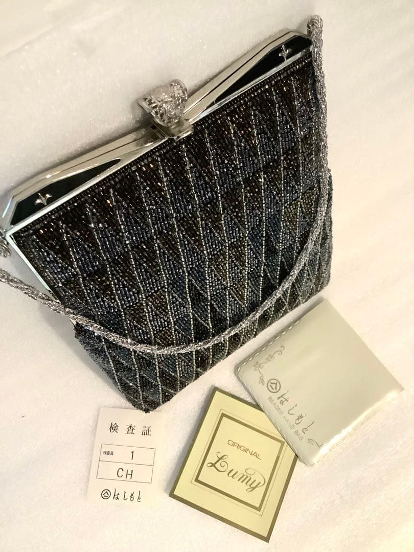 Lumy はしもと / 総ビーズ パーティーバッグ　美品