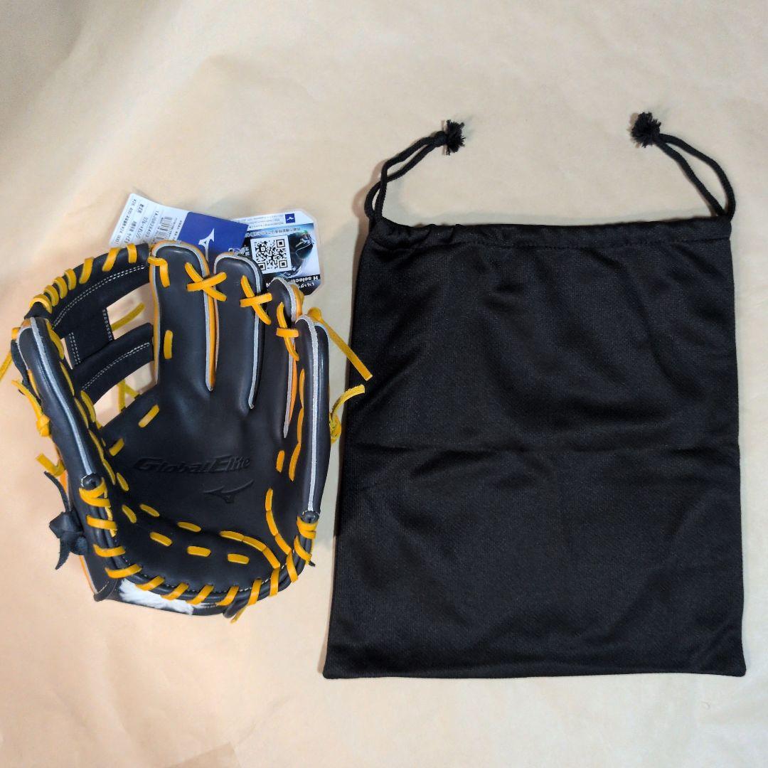 ミズノ:右投げ用:軟式用グラブ:内野手用:サイズ9:DブルーXオレンジ