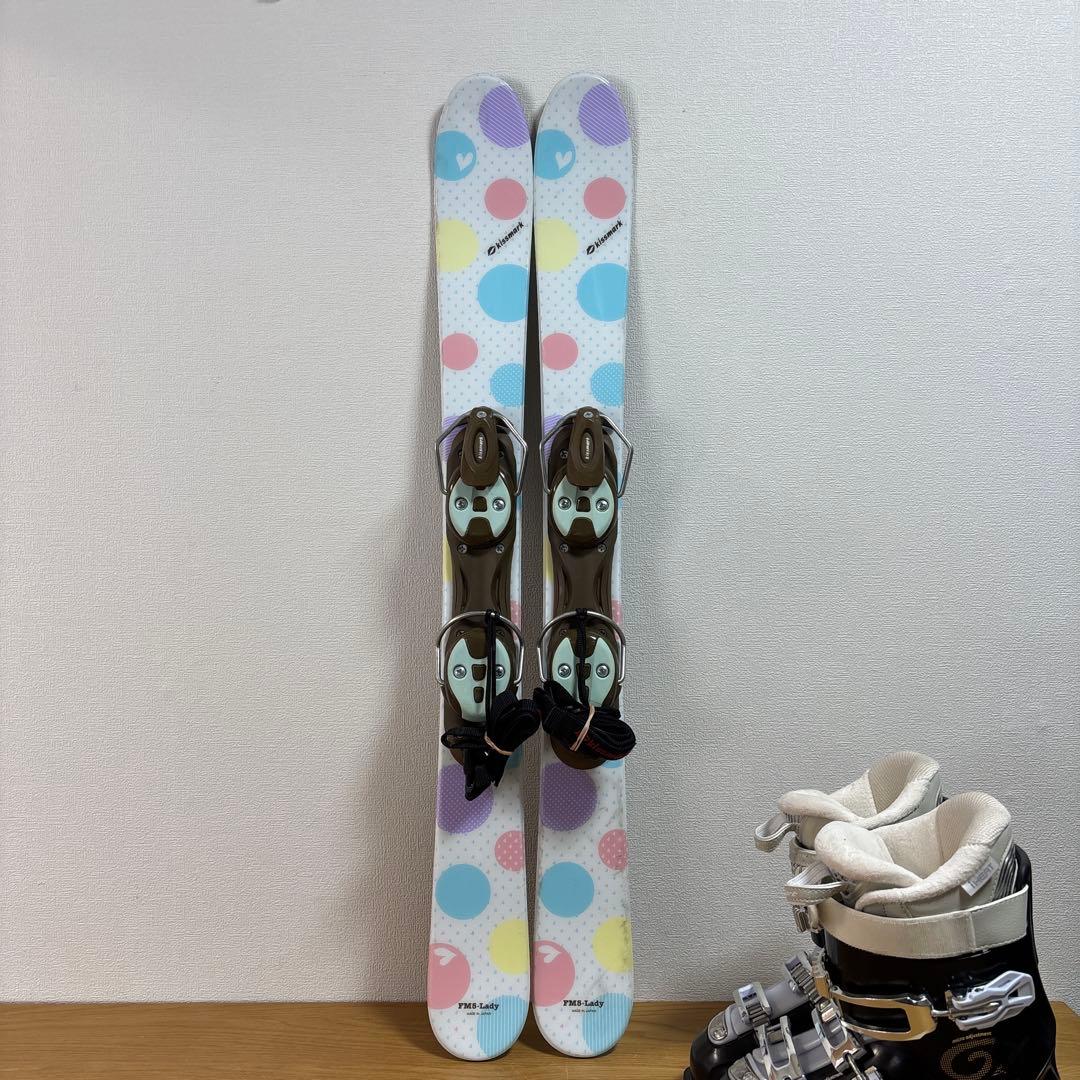レディースショートスキーセット　Kissmark 99cm Hart 23cm