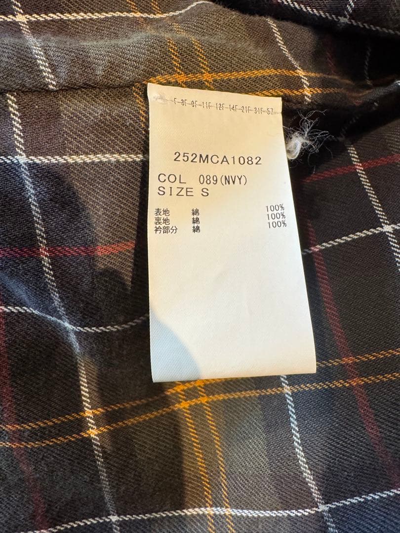 Sサイズ バブアー　リーバイス　デニムジャケット　ブルー　コーデュロイ