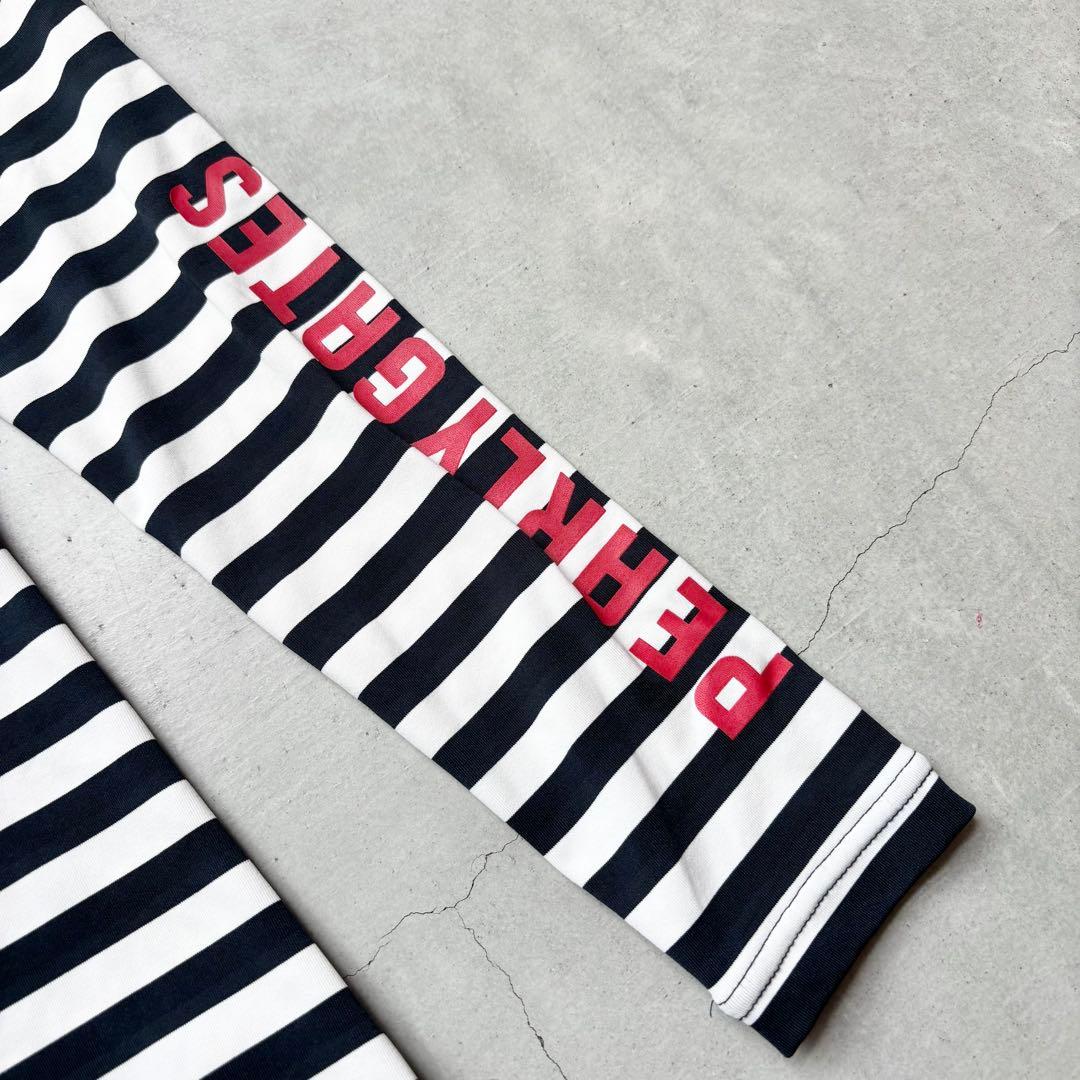 【美品】PEARLY GATES ATHL インナーモックネックシャツ ボーダー