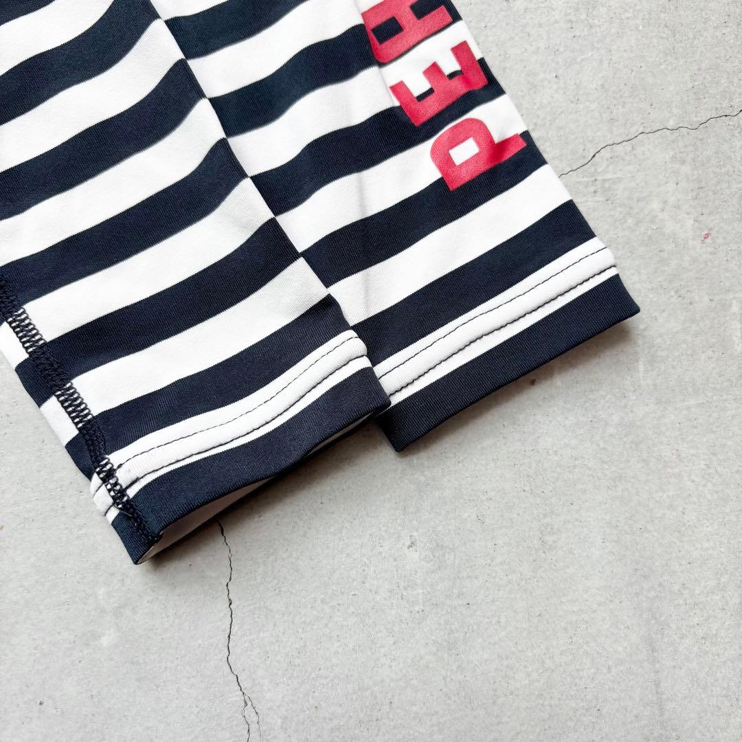 【美品】PEARLY GATES ATHL インナーモックネックシャツ ボーダー