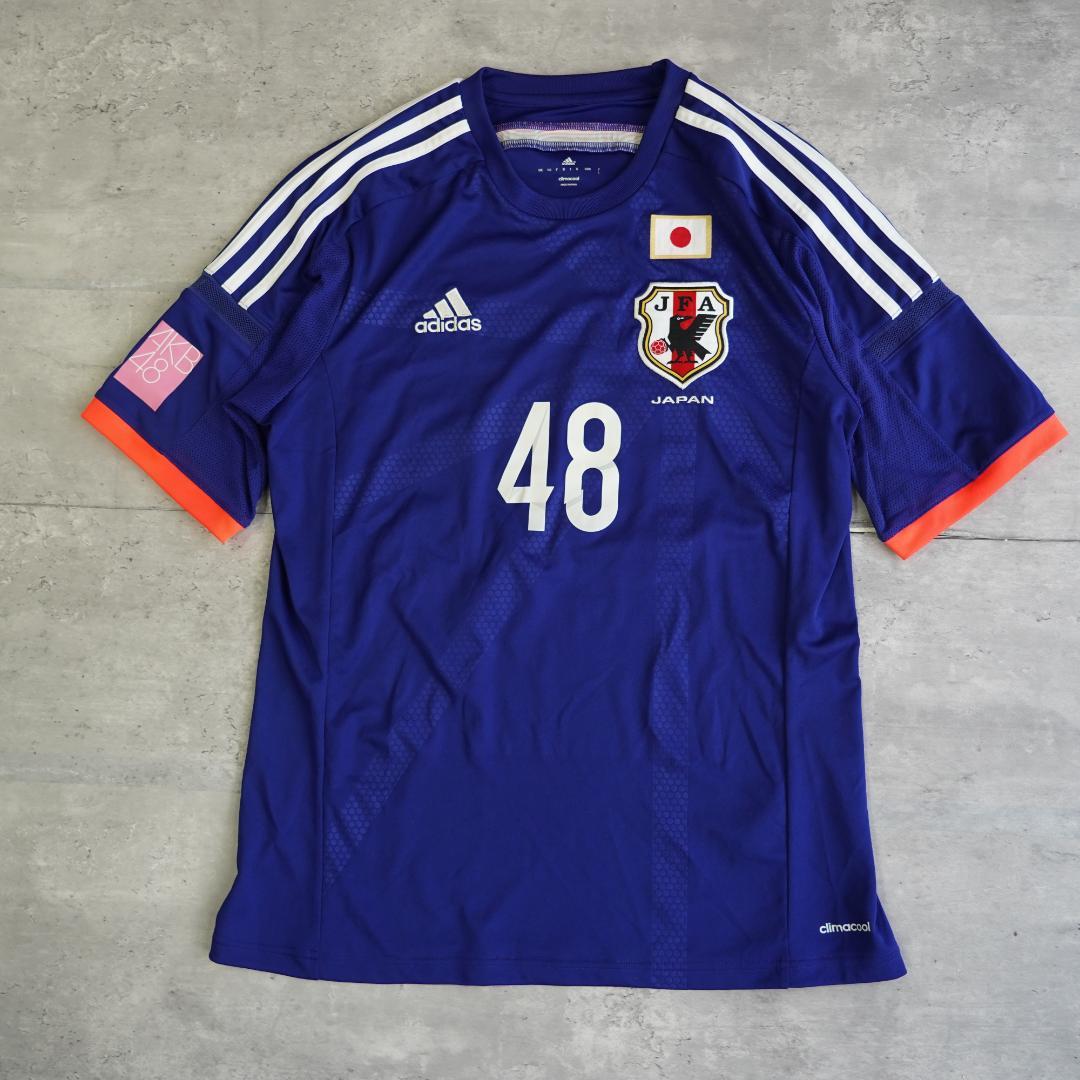 2014 adidas アディダス　日本代表　ユニフォーム　AKB48 川栄李奈