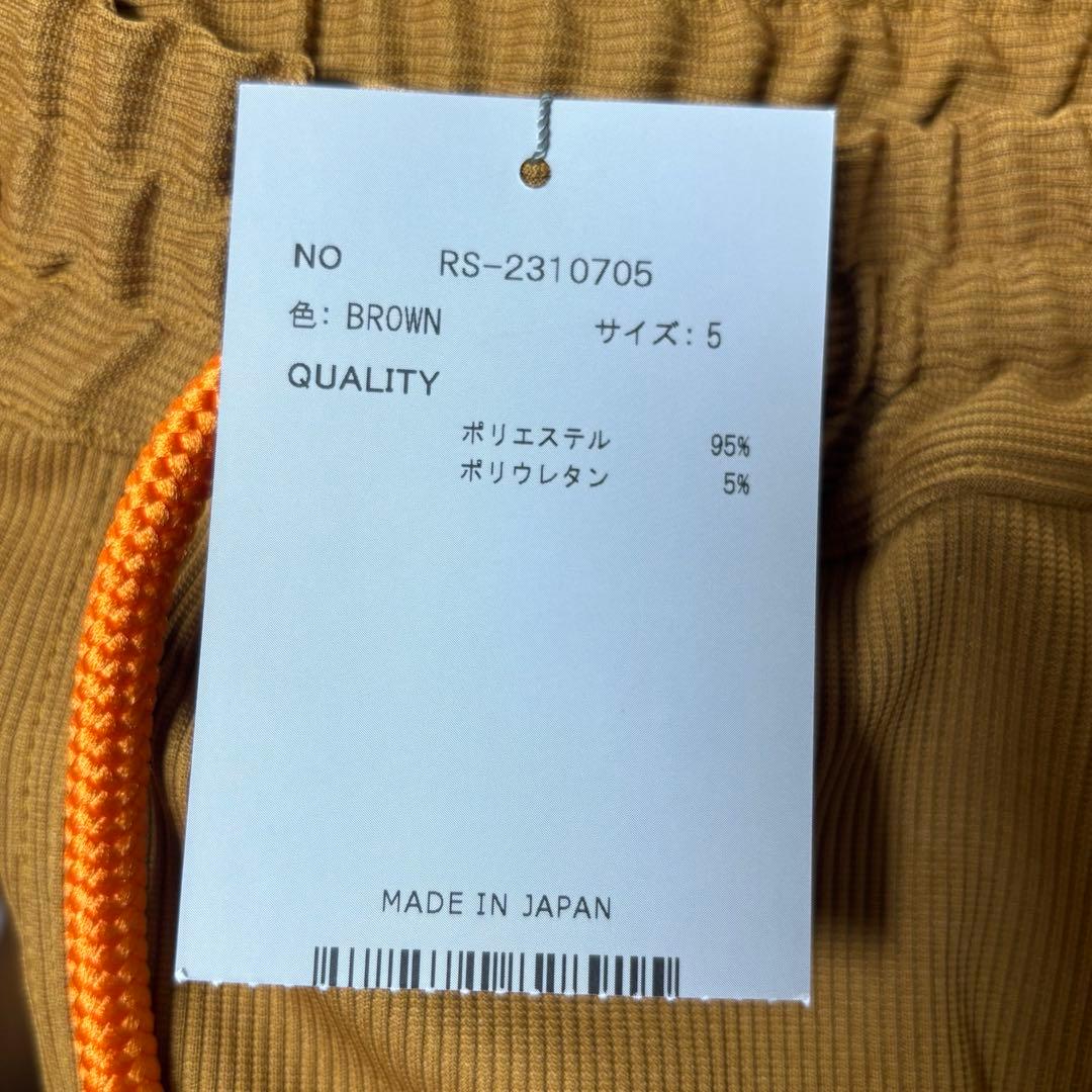 ラッセルノ ゴルフ サイドライン 6 ポケット ロングパンツ ブラウン L 5