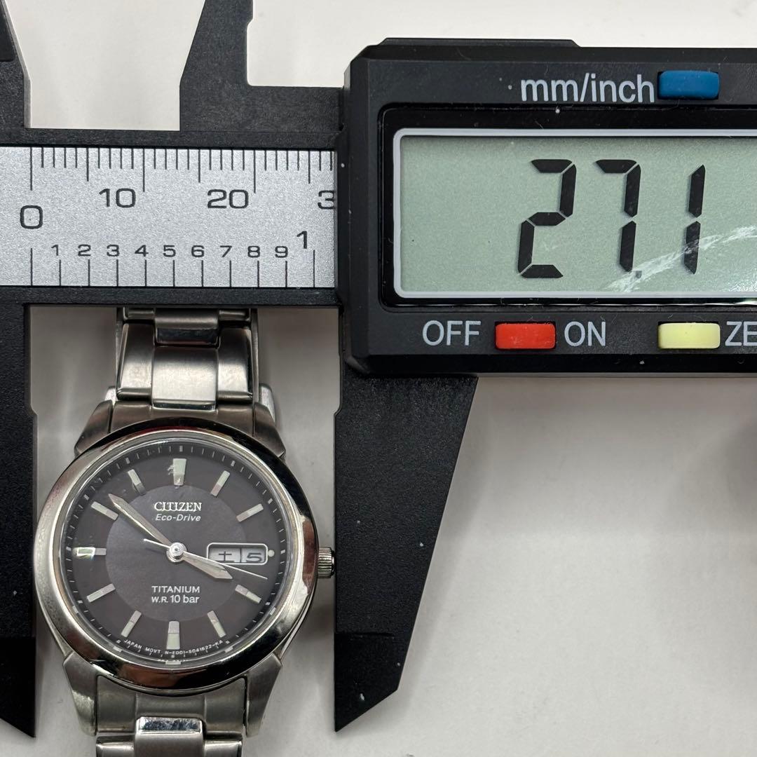 稼働品☆　CITIZENシチズン　エコドライブ　ソーラー　レディース腕時計