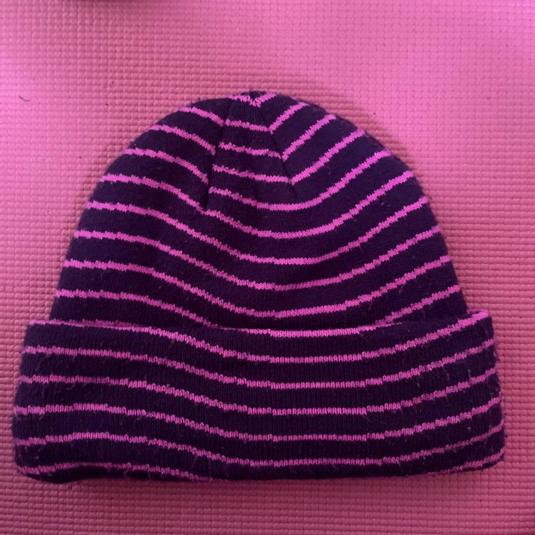 dime紫ビーニー