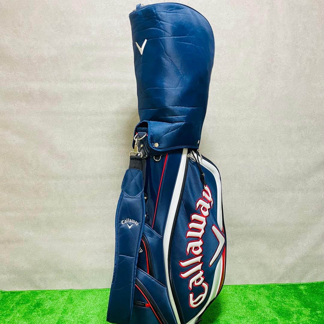 未使用　Callaway キャロウェイ　キャディバッグ ゴルフバッグ　ネイビー