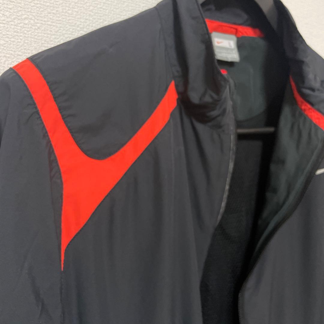 【美品】NIKE ナイロンジャージ上下 Lサイズ トレーニングウェア