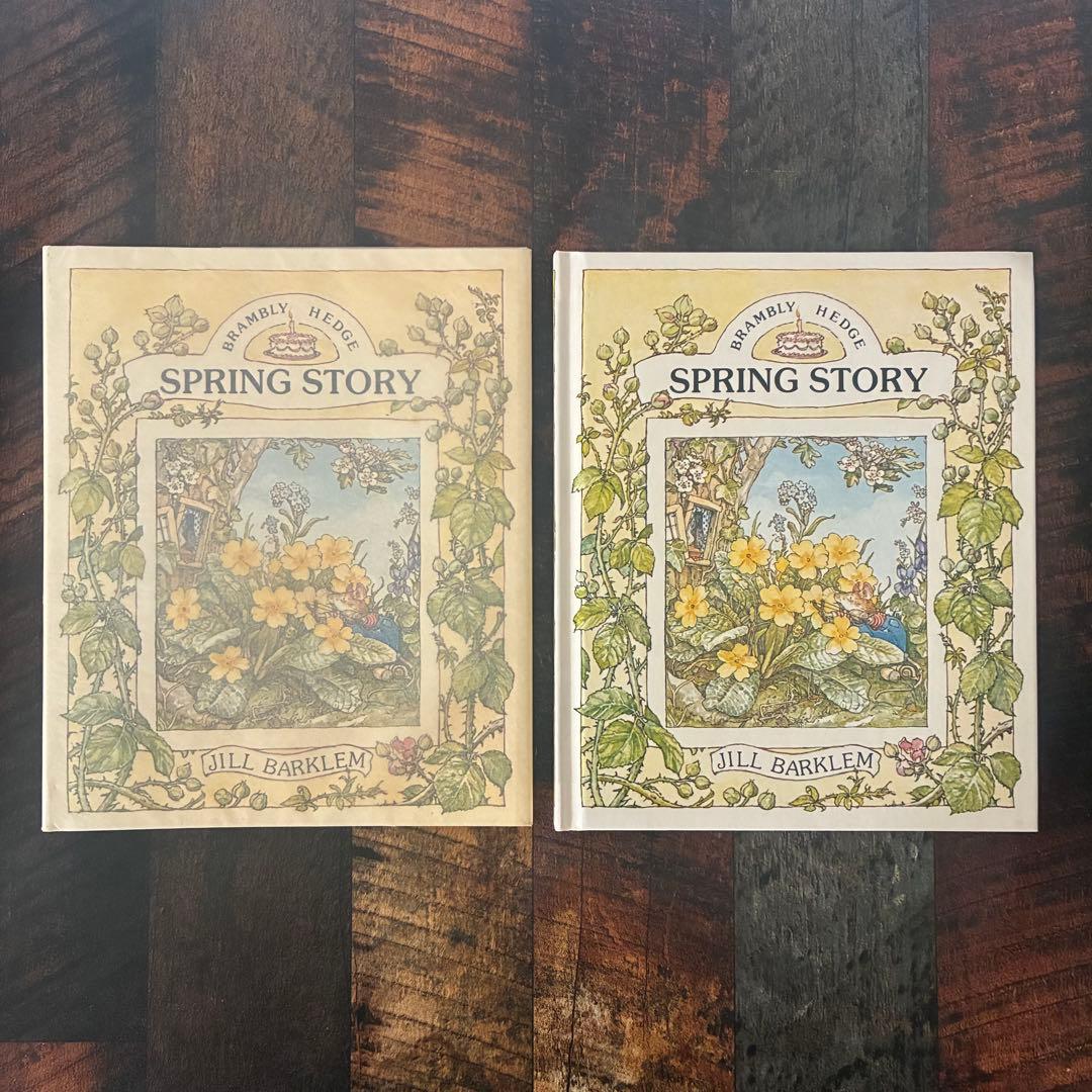 【目立った傷や汚れなし】SPRING STORY　ジル・バークレム　洋書　絵本