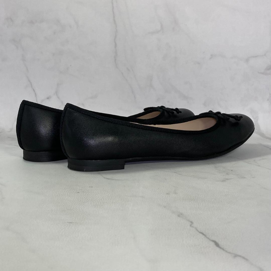 【美品】Clarks カルーゼルライド バレエシューズ 25㎝ ブラックレザー