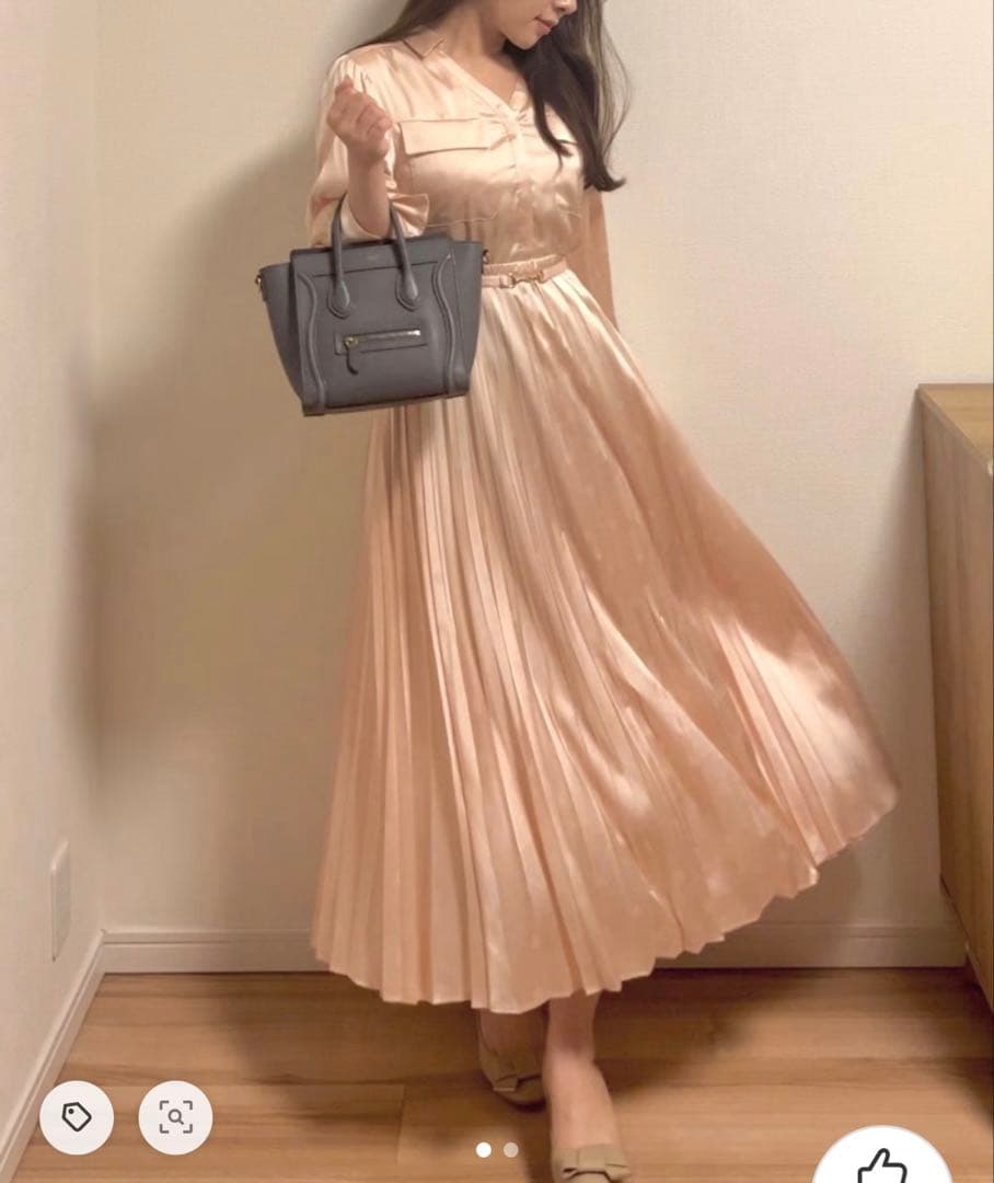 ほーさん様　CELFORD モノグラムサテンJQワンピース