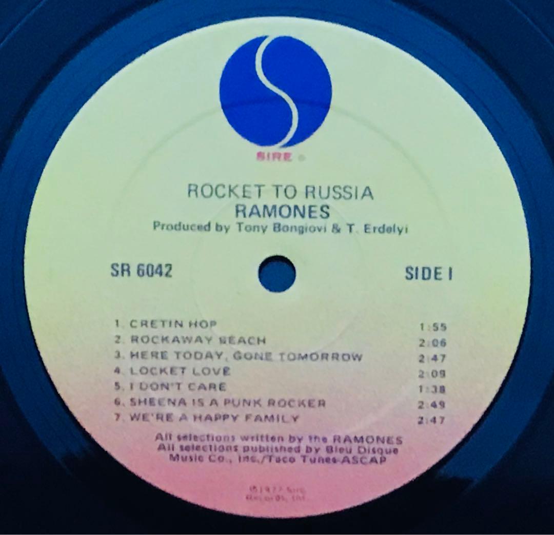 RAMONES/ROCKET TO RUSSIA LP バーコードあり