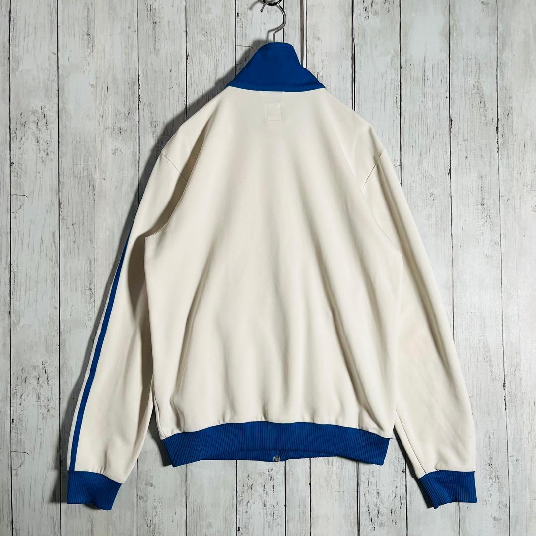 90s adidas アディダス トラックジャケット ジャージ ホワイト L