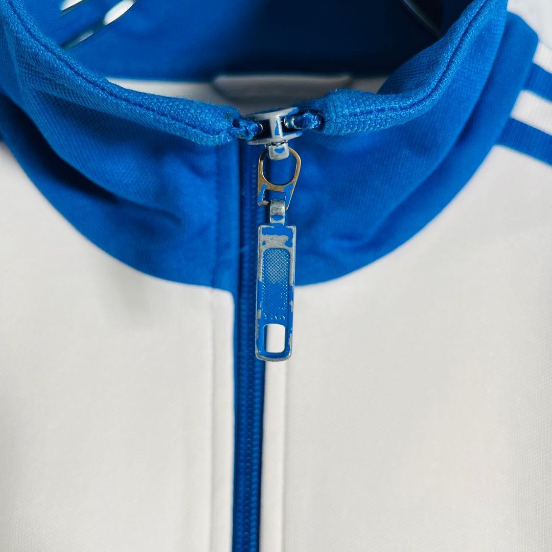 90s adidas アディダス トラックジャケット ジャージ ホワイト L