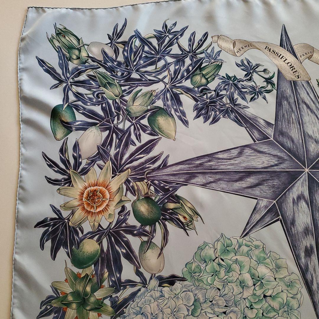 HERMESカレ90パッションフラワーPASSION FLOWER箱なし