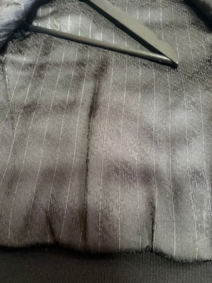 ROEN ディアスキン　レザーダウンベスト　鹿革　スカル　バックロゴ