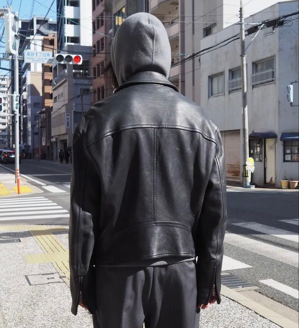 1990's \" DONNA KARAN \" riders jacket レザー