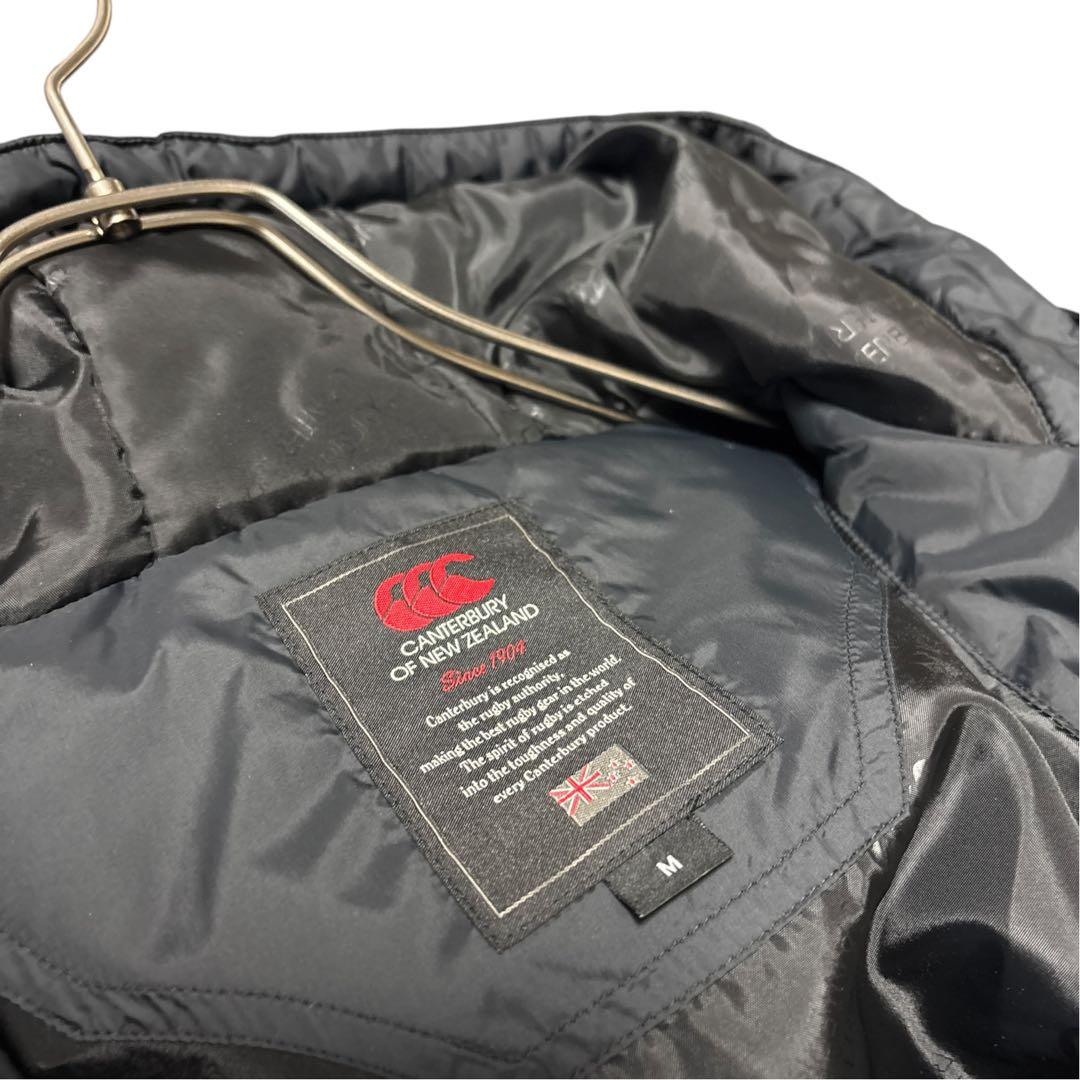 CANterbury ブラック ウォームアップジャケット　アウター　ワッペン