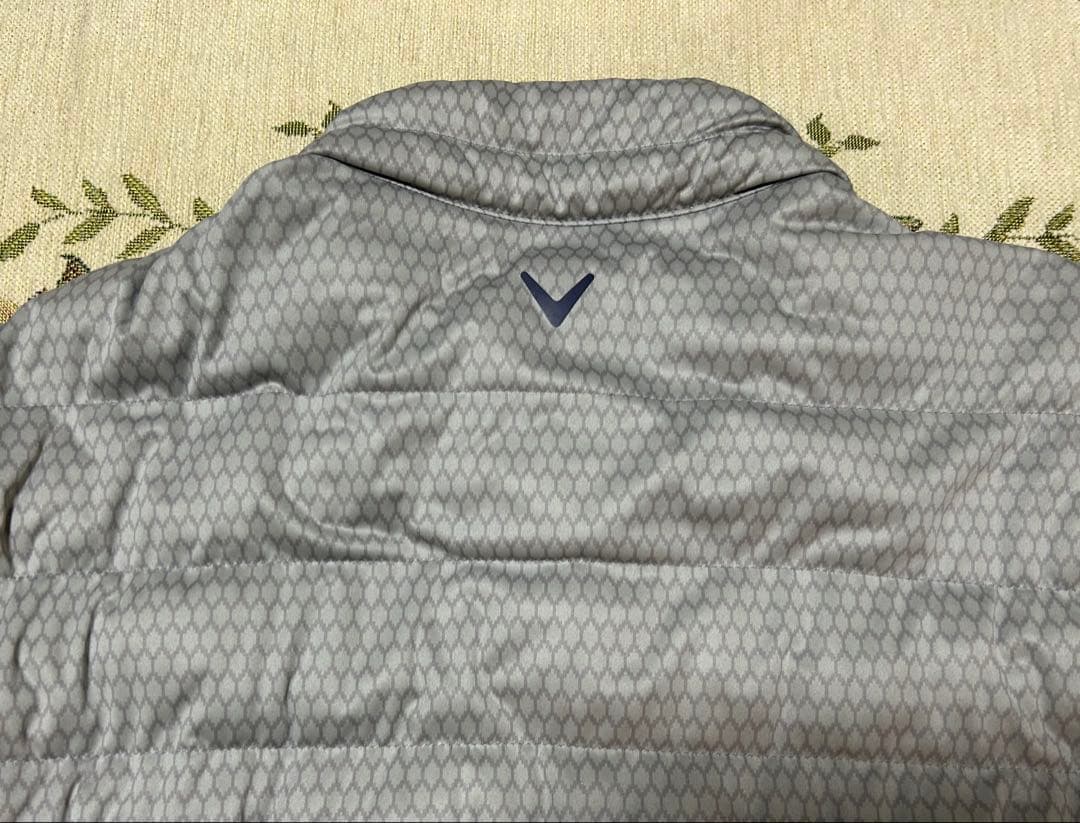 【美品】【Callaway ゴルフウェア】レディース　Ｌ　ライトグレー