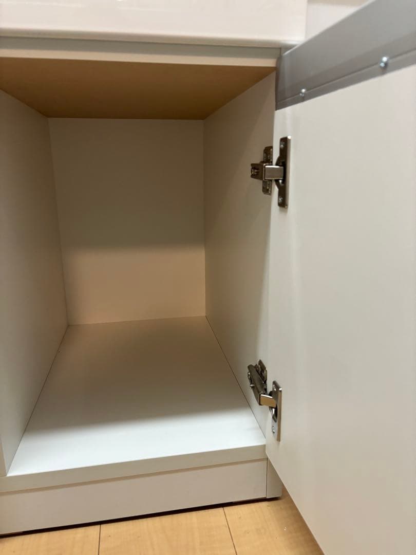 【値下げ交渉可】ニトリ　リガーレ　食器棚　120cmホワイト　ハイタイプ高さ93