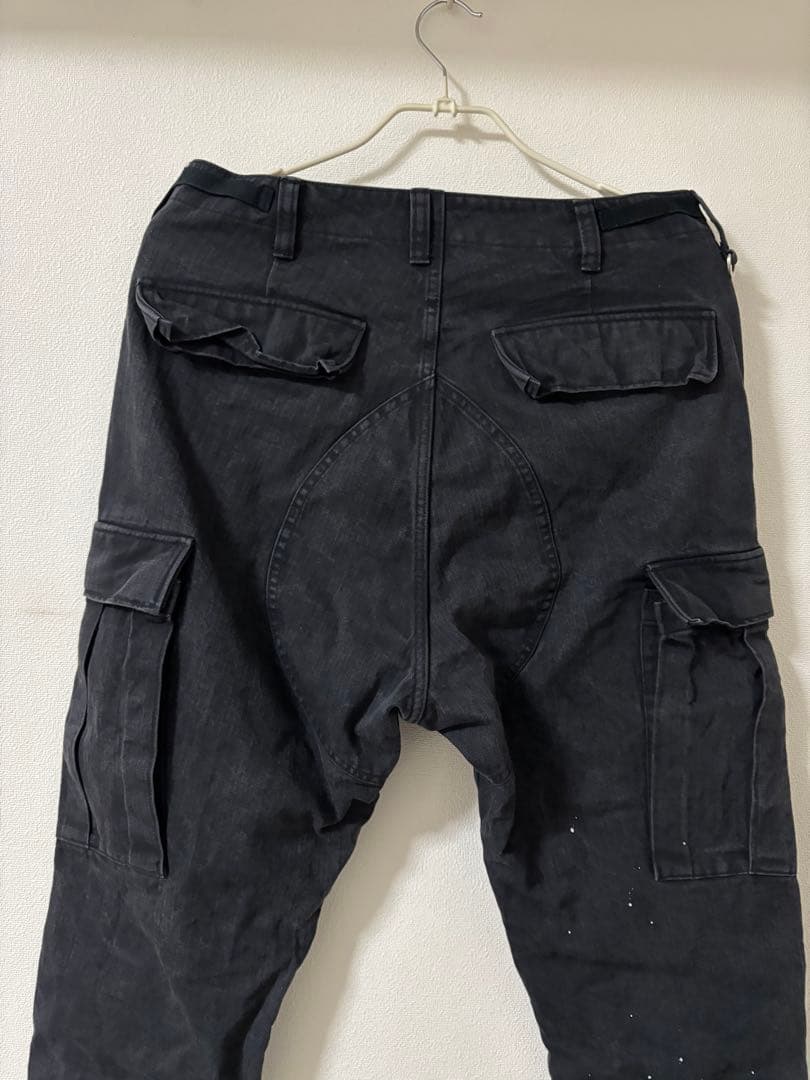 パンツ uniform experiment DRIPPING CARGO PANTS