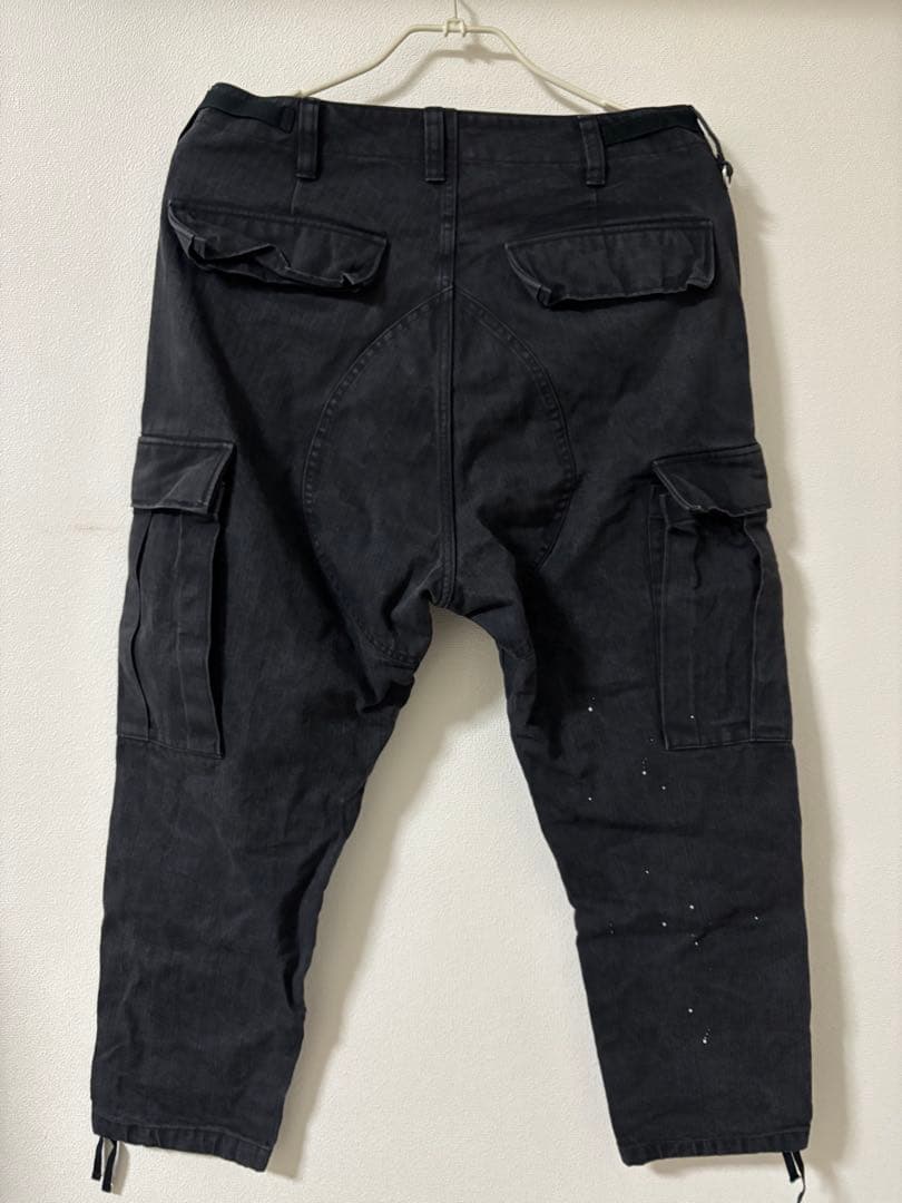 パンツ uniform experiment DRIPPING CARGO PANTS