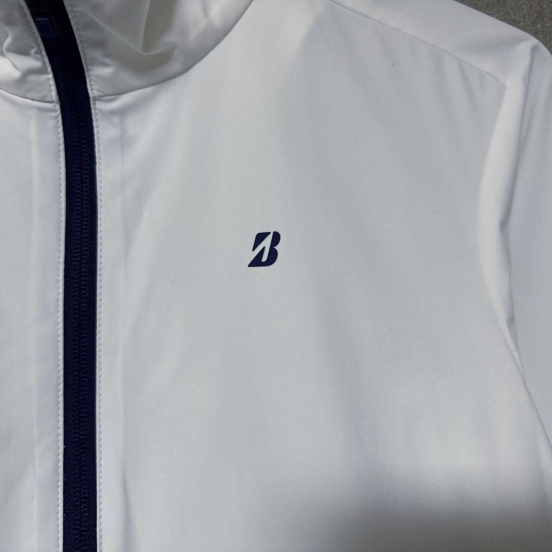 TOUR B ブリヂストン ツアーB ロゴ フルジップ ホワイト レディース L