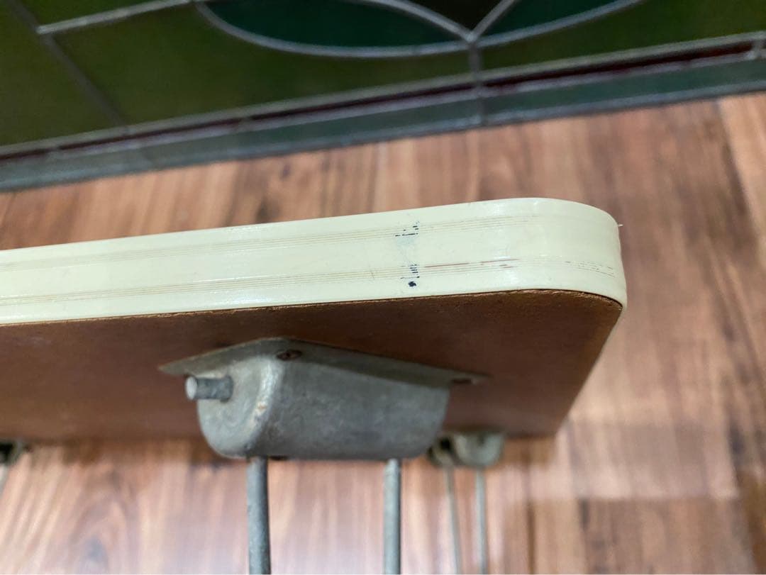 レトロポップ 花柄 折りたたみテーブル 座卓 昭和レトロ 当時物 あインテリア