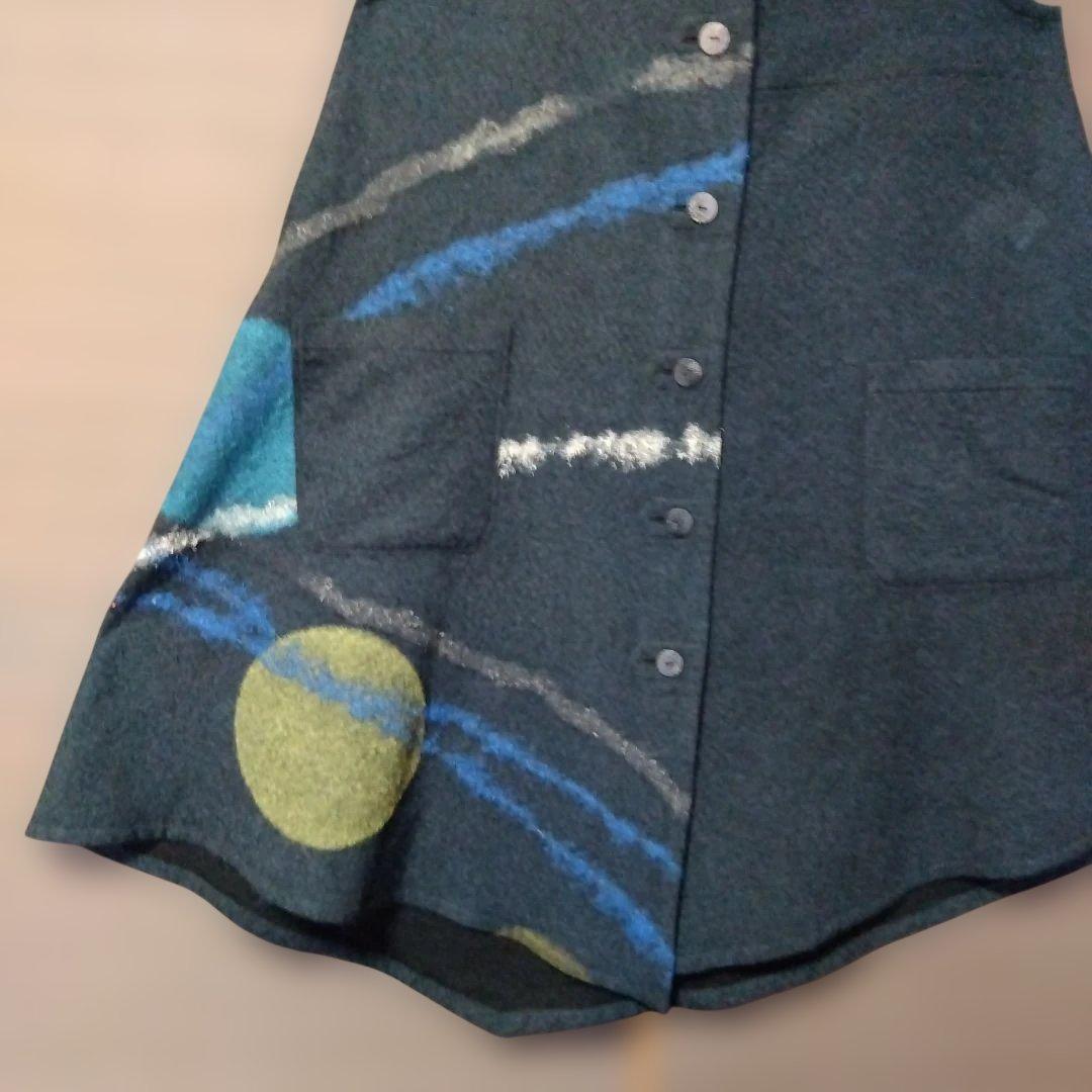 ✿慈雨✿センソユニコ✿ウール変形 ジャガードワンピース