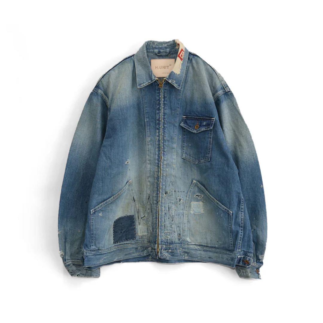 ジャケット・アウター H.UNIT Denim zip work jacket (Customize)