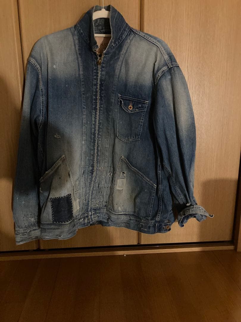 ジャケット・アウター H.UNIT Denim zip work jacket (Customize)